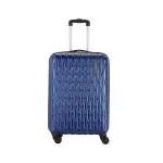 Safari Twister Recessed TSA Lock with Secure (Antitheft) Zipper 8 Wheels 56 Cms Small Cabin Trolley Bag Hard Case Polycarbonate 360 Degree Wheeling System Luggage, Gun Metal