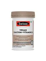 Swisse Vegan Calcium+ Vitamin D Supplement 60 Tablets
