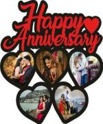 Sudi Sublimation Best Gift for Anniversary MDF Wooden Personalized Album (Photo Size Supported: 6x8)