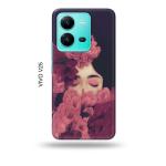 Tweakymod Printed Shy Girl Back Cover For Vivo V25