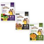 Heeral Wah India Bharwa (Kalonji), Chhole, and Mutter Paneer & Aloo Sabzi Masala-Combo of 3