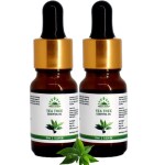 Hillpure Organic Tea Tree Essential Oil | 100% Pure & Natural | For Hair, Skin & Aromatherapy | 10 ml (Pack of 2)