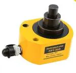 VOLTZ FPY-50D With CP-700 Hand Pump 50 ton Low Profile Hydraulic Ram Jack Multi-Section Stoke 65mm(2.56inch) Mini Protable Hydraulic Cylinder Industrial Super Thin Lifting Jack, not for Car (50T)