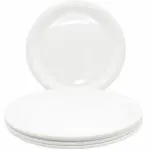 Ariya Home Melamine Round 10.5 Inch Black Color Dinner Plate / Party Plate / Lunch Plate / Plate Set of 3 (full plates) Catering Plate, Restaurant Plate, Heavy Premium Quality Plate, (COLOUR AS AVAILABLE IN STOCK)