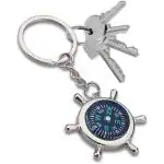 StealODeal Silver Direction Compass - North West South East Key Chain