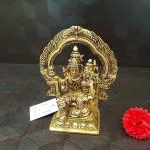 vgocart Brass Swarna Akarshana Bhairava Idol- 6 Inch