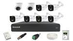 IMPACT By Honeywell 2 MP CCTV Kit with 8 Channel DVR with 3.6 mm Fixed Lens (White)