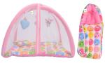 Toddylon New Born Baby Net Bed & Sleeping Bag Combo Gift Set
