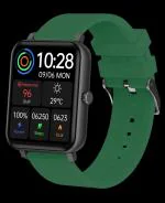 Swott Armor 007 1.69 inch Full Touch Smart Watch, Bluetooth Voice Calling, IP67 Water Resistant, Multiple Sports Mode & Faces, Health Monitoring Feature - SpO2 & Heart Rate, upto 7 days battery, Men & Women, Made in India (Black/Green)