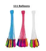 DEALbindaas Happy Holi Magic Balloon Bunch 111 Pc Auto fill (3 sets of 37 balloons) Magic Balloon