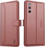 AIBEX Flip Cover for Vivo Y73 |Vegan|PU Leather|Foldable Stand & Pocket|Magnetic Closure (Green, Dual Protection, Pack of: 1)