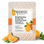 Richfeel Brightening Facial Kit with Vitamin C | For Glowing Skin | Tan Removal| 30 g