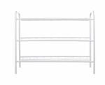 TidyHomz White Metal Shoe Rack