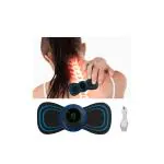 TEKFAST Electric Back Massage Pad & Feet Muscle Stimulator Massager | Butterfly Massager for Home and Office Use Portable Electric Massage Pad