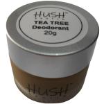HUSH Gentle Tea Tree Deodorant Cream (20g) with shea butter, natural clays and vitamin E | All natural, no chemicals
