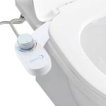 Hasthip White Brass Adjustable Water Pressure Brass, Bidet Spray For Toilet, Self-Cleaning Hidden Nozzle