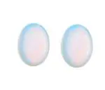 Astroghar Multicolor Opelite Crystal Cabochon For Reiki Healing (2 Pcs)
