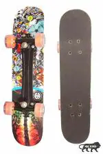 Smartcraft Skateboard Designed with a Pro Pattern, Skating Board Suitable for Kids and Adults, 27X6.6 inches