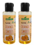 Green Piece Orange Flavor food Essence.(30gm x2)(Pack of 2)