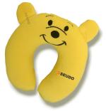 Pseudo Baby Soft Neck Supporting Pillow for Head Shaping Baby (0-18 Month) Yellow pack of 1