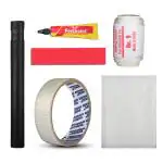 Heega Choice Of Champion Willow Complete Bat Care Kit - Toe Guard Grip Fevibond Edges Tape Face Sheet Binding Thread