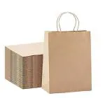 PRB BAG Storage Paper Bags For Vegetables Fruits and Many Grocery Products Pack of 50
