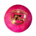 SL Club Pink 2 Part Leather Cricket Ball (Pack of 1)