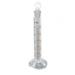 ABGIL Borosilicate Glass Measuring Cylinder Graduated Round Base With Stopper 5ml Capacity