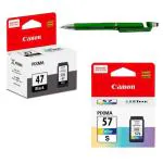 Canon PG-47 & CL-57 Small Ink Cartridge With 3in1 Multi-Function Mobile Phone Stand