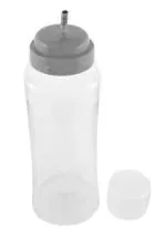 Kuber Industries Grey Plastic Leakproof Drop Oil Bottle Olive Oil Dispenser For Kitchen Container