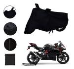 Riderscart Waterproof Two Wheeler Body Cover with Storage Bag for TVS Apache RR 310 STD (Black)