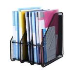SENIXA 3 Layer Metal Mesh Magazine Document Holder File Rack