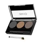 Mars 3 in 1 Instant Eyebrow Powder Palette & Brush Black & Brown, 4g (EB07-03)