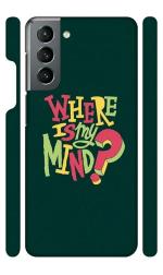 YAPZONE Where is My Mind? | Designer Printed Hard Back Cover for Samsung Galaxy S21FE 4G / S21FE 5G Premium & Attractive Case for Your Smartphone