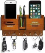 Rmstyle Jaipur Print Hub Key holder for home Décor, kitchen and office key holder,wooden key holder-Pack Of 6