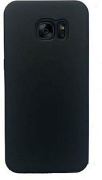 XOVO Back Cover for Samsung Galaxy S6 Edge (Black, Dual Protection, Silicon, Pack of 1)