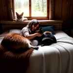 Love Creation A4 Size poster print for creative wall art- cabin-comfort-7485(Non Sticker)