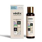 Vedix Hair Oil, Jeevath Root Stimulating Customized Ayurvedic Hair Oil For Women, With Hibiscus, Eclipta, Carrot For Normal & Oily Scalp - Wavy & Curly Hair - 100 ml
