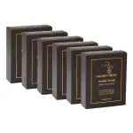 Golden Treez activated charcoal handmade soap, natural soap ,soap for oily skin,soap for skin brightening (115 gm x pack of 5)