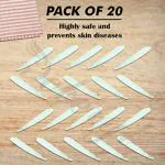 Doberyl Plastics Straight Barber Salon Disposable Folding Razor for Perfect Shave and Perfect Beard Shape, Safe Shaving For Men/Boys (20)