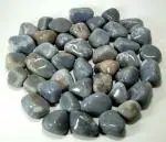 Schmick Natural Grey Onyx Pebbles for Decoration - Pebbles Stones for Table (950 Grams, Grey Onyx)