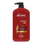 SIEMOC Hair Defence Shampoo Keratin Smooth, Shampoo, 1L, for Straighter, Shinier Hair, with Keratin & Argan Oil, Nourishes Dry Hair, Controls Frizz , for Men & Women