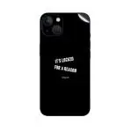 GADGETSWRAP Printed Vinyl Skin Sticker for Apple iPhone 14 - Locked For A Reason Stupid
