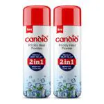Candid Prickly Heat Powder 120g with Natural ingredients like menthol,neem etc(Pack of 2), White