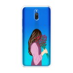 Emble Designer Clear Tranperant Silicone Case For Redmi 8a Dual -Design A25 ( TPU | Soft , Redmi 8a Dual | Multicolor )