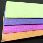 CRAFT WAFT Large Wrinkled Crepe Paper Sheets for Craft , DIY , Decor , Flower Making and Wrapping Pack of 4 (40x20 inch) (102x51 CM) (4 Color Multi Pack Set 2)