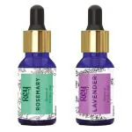 Rey Naturals Lavender and Rosemary Essential Oils Undiluted and Pure - 15 ml (pack of 2)