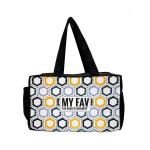 MY FAV Lunch Bag/Tiffin Bag for Men, Women, Ofice, Work, Printed Durable and Lightweight Carry Bag for Lunch Boxes (Design 16)