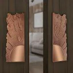 Plantex Pure Brass Door Handle/Door & Home Decor/8 Inch Main Door Handle/Pull-Push Door Handle - (APS-336-PVD Rose Gold)