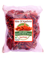 Vale Of Kashmir Kashmiri Red Chilli Whole 250 Grams, Kashmiri Mirchi Sabut , Pure Natural Sun Dried